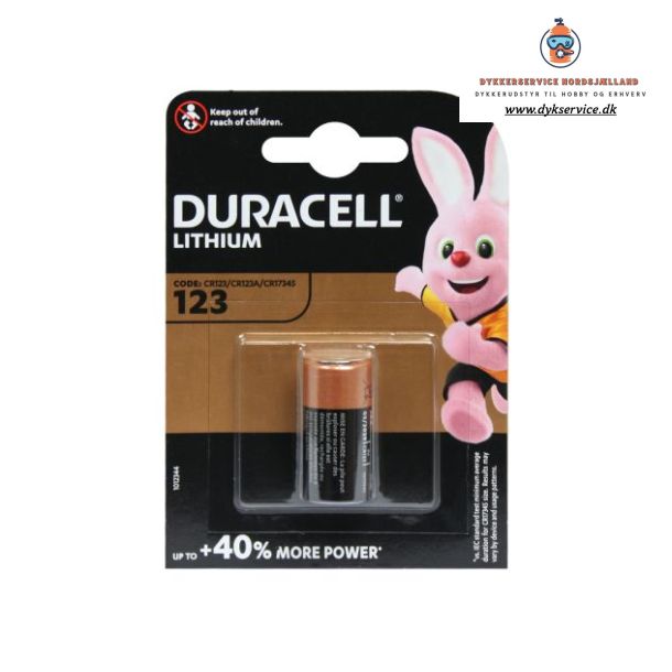 Duracell CR123A High Power Lithium (1 stk.)