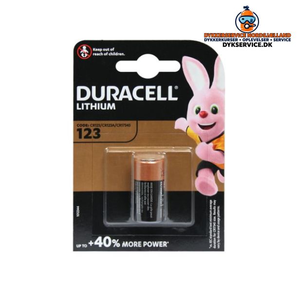Duracell CR123A High Power Lithium (1 stk.)