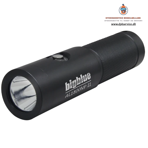 Dykkerlygte AL1800NPII-BLACK