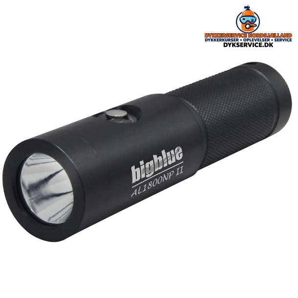 Dykkerlygte AL1800NPII-BLACK