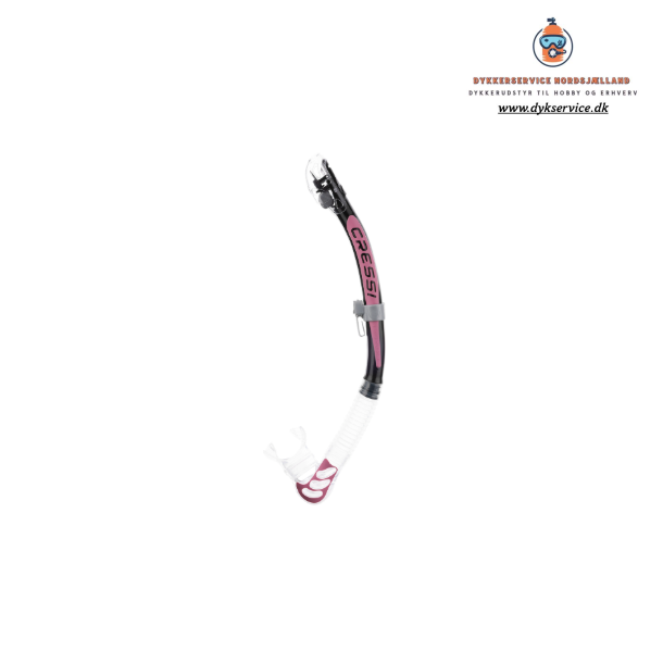 ALPHA ULTRA DRY SNORKEL SIL. CLEAR/TUBE BLACK PINK