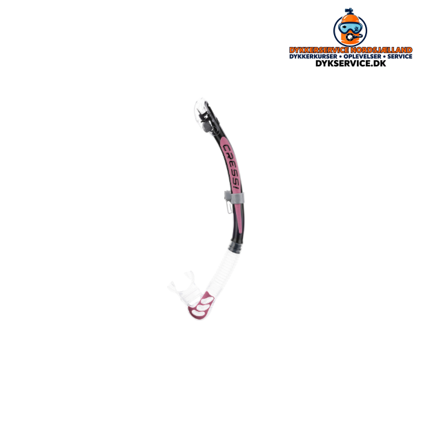 ALPHA ULTRA DRY SNORKEL SIL. CLEAR/TUBE BLACK PINK