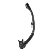 ALPHA ULTRA DRY SNORKEL SIL. CLEAR/TUBE BLACK 