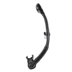 ALPHA ULTRA DRY SNORKEL SIL. CLEAR/TUBE BLACK 