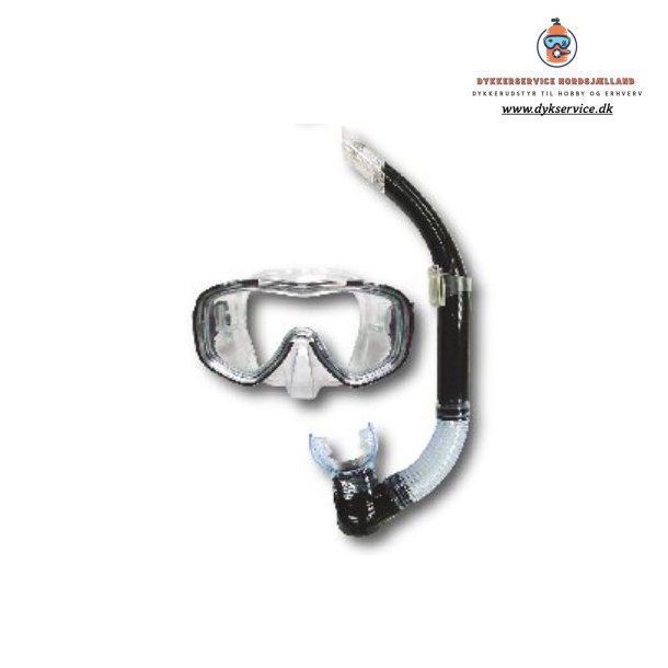 Dykkermaske og snorkel Bora