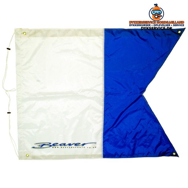 Dykkerflag Alfa 125x100 cm
