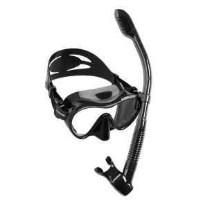 Dykkermaske F1 og snorkel supernova dry sort