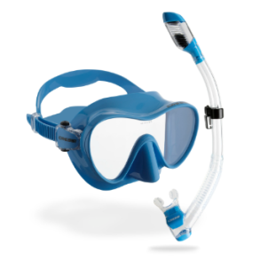 Dykkermaske F1 og snorkel supernova dry Bl