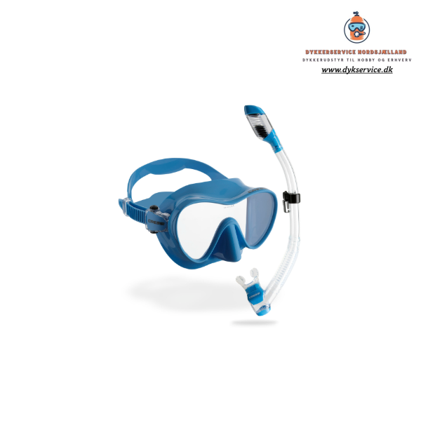 Dykkermaske F1 og snorkel supernova dry Bl