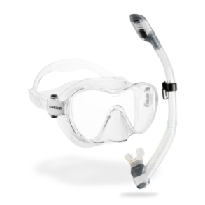 Dykkermaske F1 og snorkel supernova dry klar