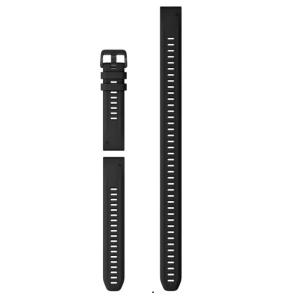 Rem til dykkerur QuickFit� 26 dykkerurremme Sort silikone (Dykkers�t med 3 dele)