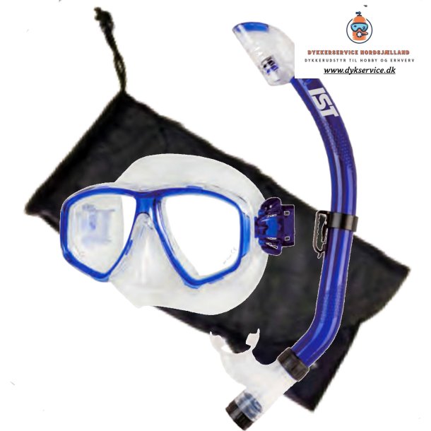 Dykkermaske og snorkel Global Bl