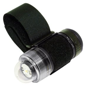 Strobe og lygte 160 Lumen sort