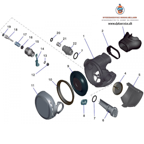 Service regulator 1.+2. trin + Octopus Eksl. servicekit 