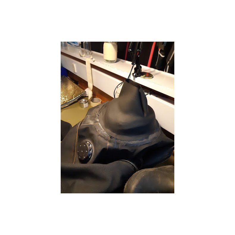 Skift af halsmanchet latex