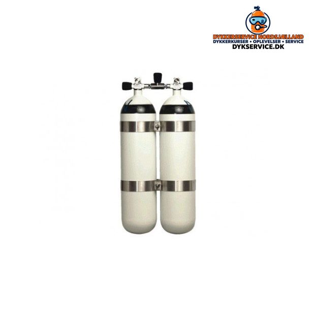 Dykkerflaske dobbelts�t 2x8 liter 300bar
