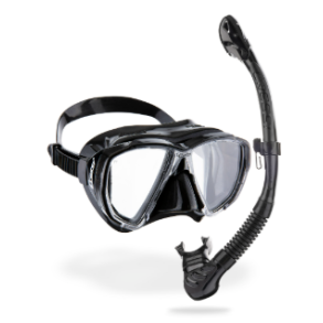 Big Eyes Evolution + Alpha Ultra Dry Snorkel Combo