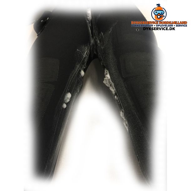 Trykpr�vning/leakage test - T�rdragt defineret omr�de